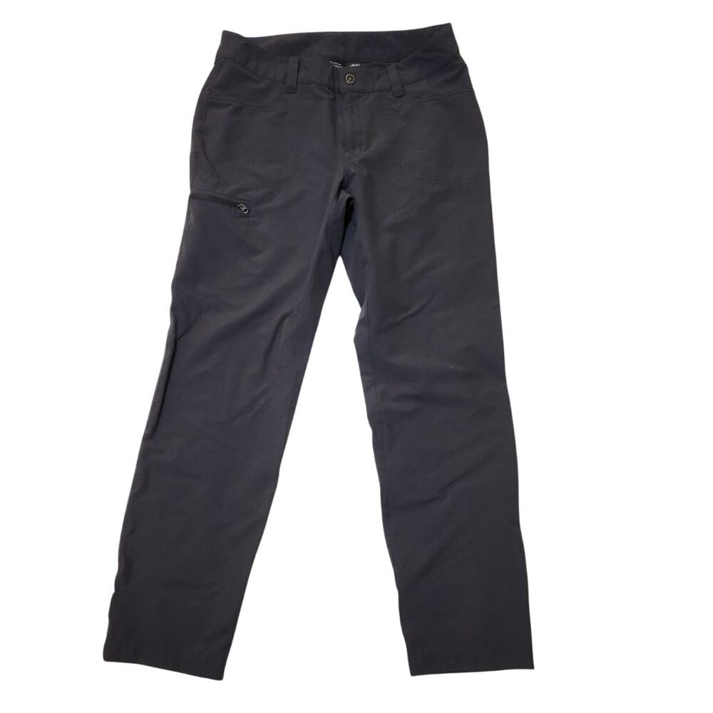 Gorpcore Utility Dark Gray Eastern Mountain Sports Nylon Pants Size 8  Short